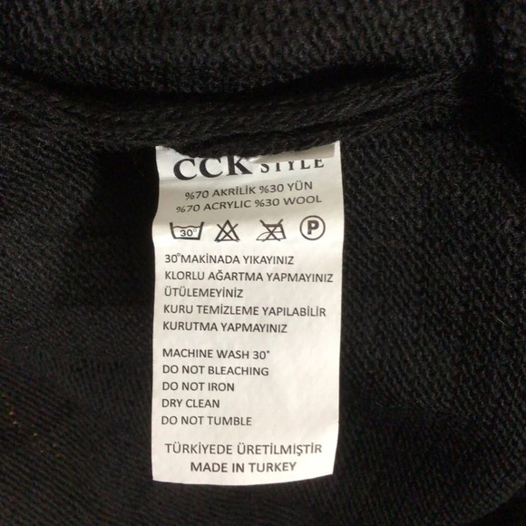 CCK Style Long Sleeve Knit Pullover Sweater - Size Small/36 - Picture 6 of 6